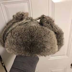 Trapper hat real rabbit fur L/XL